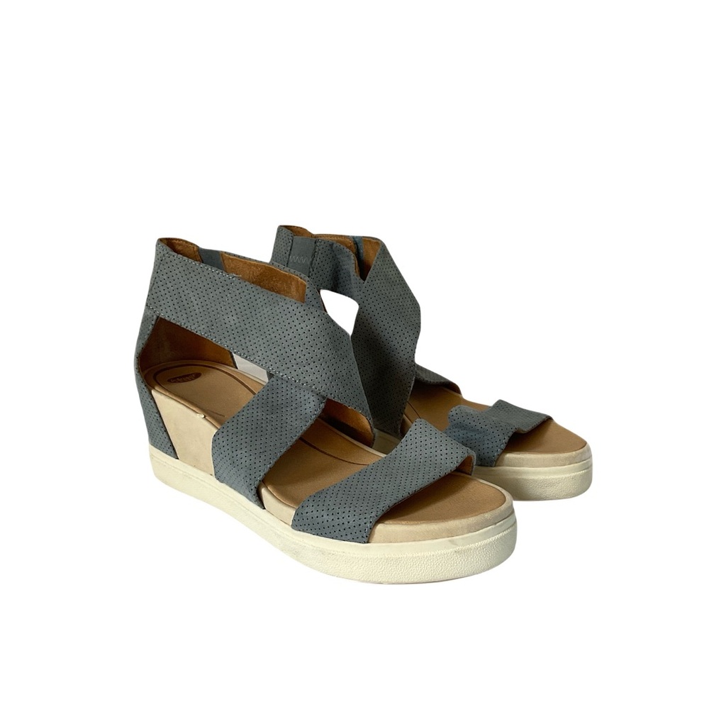 Dr. Scholl’s Blue Perforated Sandals - Stylish & Comfortable